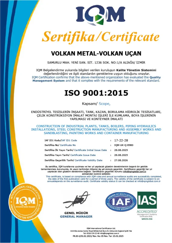 ISO 9001-IAS Sistem Sertifikası R.05