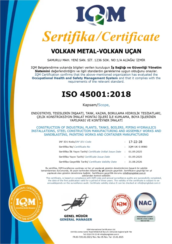 ISO 45001-IAS Sistem Sertifikası R.04